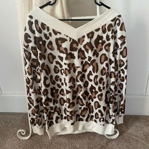Cheetah waffle top